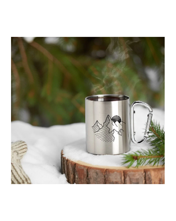 TASSE ACIER + MOUSQUETON