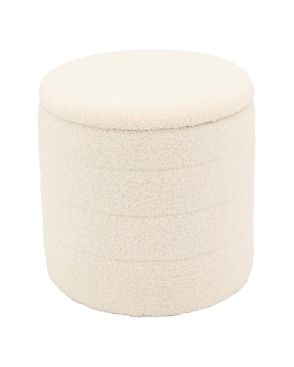 POUF/COFFRE BOUCLETTE Ø36H36