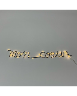 MOT LED MON COEUR