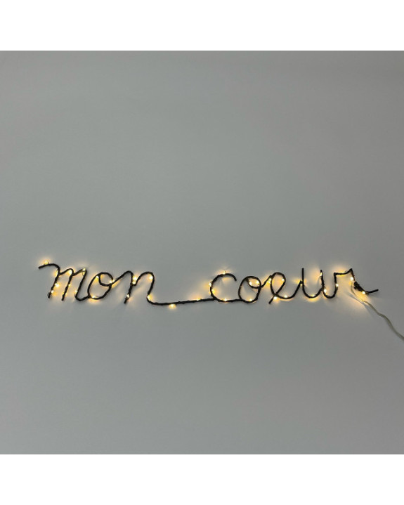 MOT LED MON COEUR
