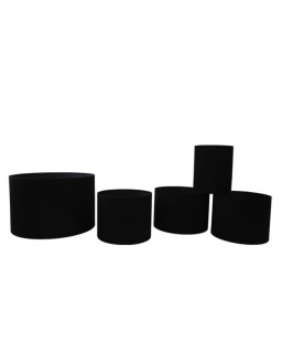 ABAT-JOUR LIN BLACK 30X24