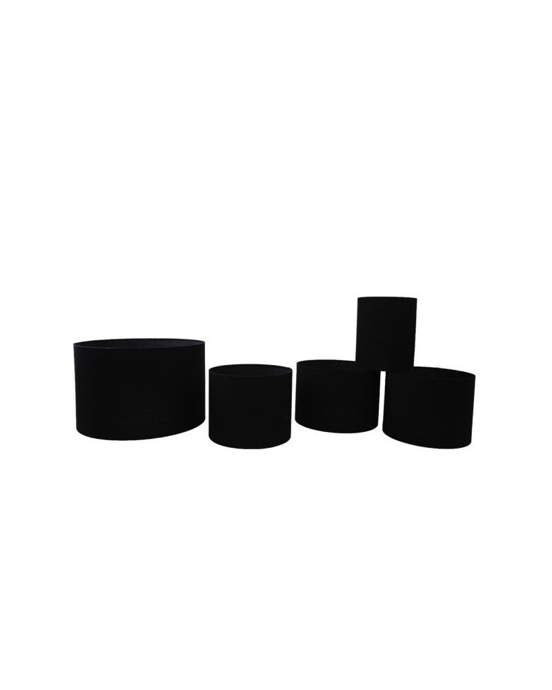 ABAT-JOUR LIN BLACK 30X24