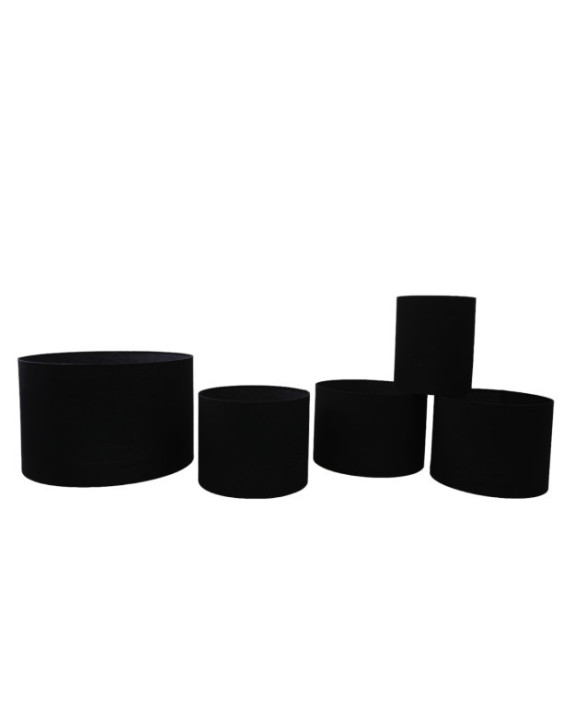 ABAT-JOUR LIN BLACK 30X24