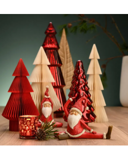 SAPIN PAPIER H60CM BLANC