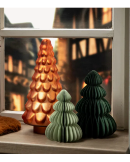 SAPIN PAPIER H30CM VERT