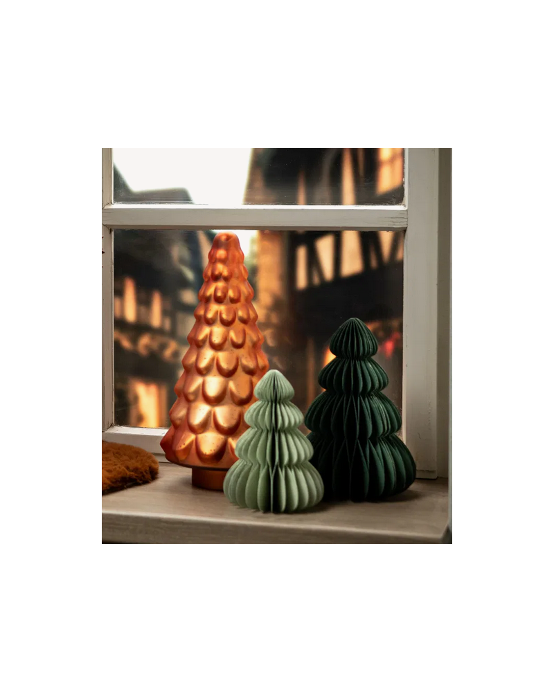 SAPIN PAPIER H30CM VERT