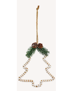 SUSP. SAPIN TISSU 14X14X1