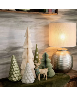 SAPIN BLC H30CM PAPIER