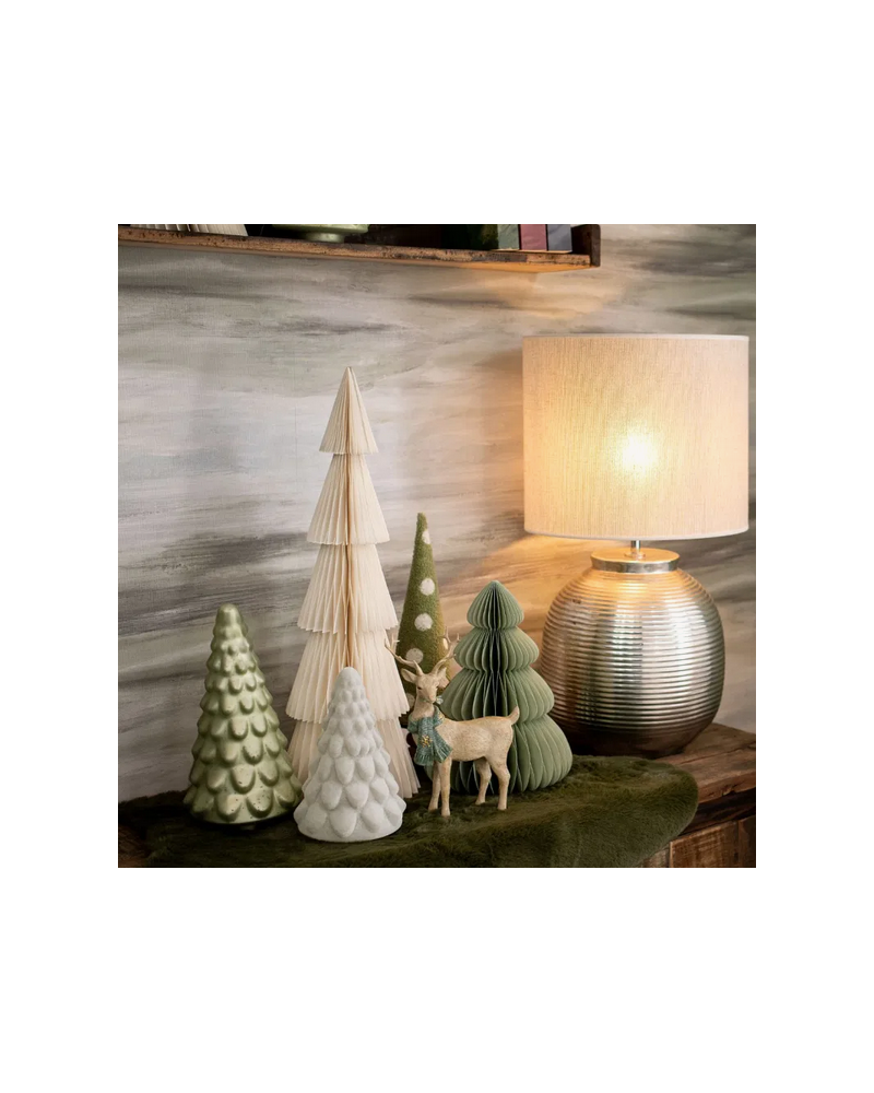 SAPIN BLC H30CM PAPIER