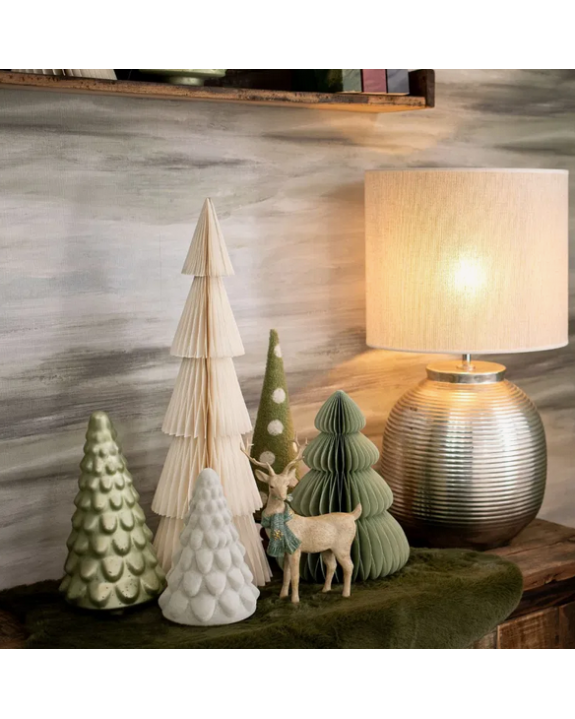 SAPIN BLC H30CM PAPIER