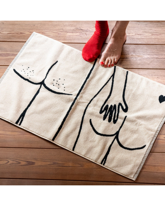 TAPIS DE BAIN - COUPLE DOS