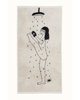 LOT 2 SERVIETTES YOGA DOUCHE 50X100