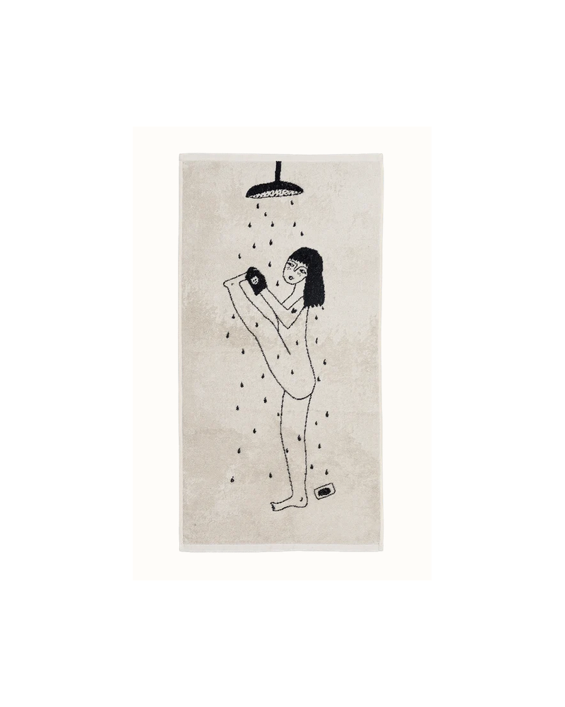 LOT 2 SERVIETTES YOGA DOUCHE 50X100