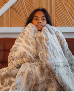 PLAID FAUSSE FOU. FRISSON NAT