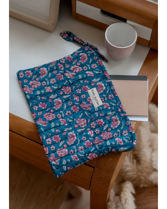 POCH. PLATE EDEL AQUA