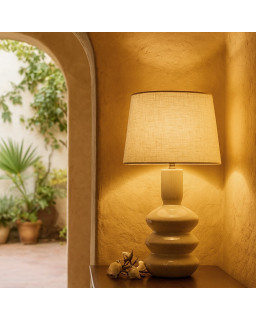 LAMPE Ø36XH68 BLANC 3 ANNEAUX