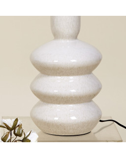 LAMPE Ø36XH68 BLANC 3 ANNEAUX