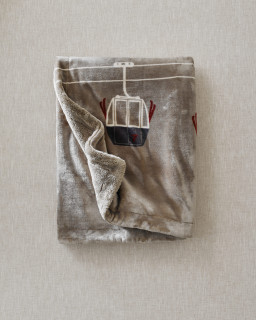 PLAID TELECABINE TAUPE