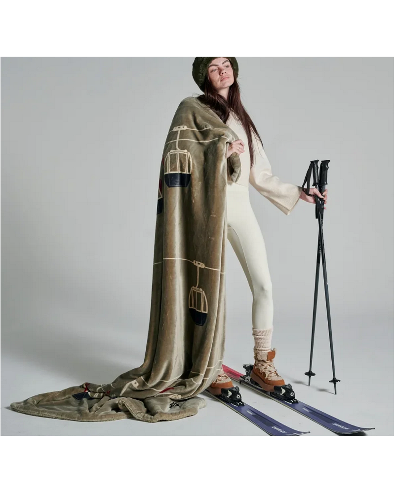 PLAID TELECABINE TAUPE