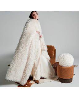 PLAID DOUCHKA FAUSSE FOURRURE