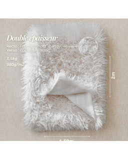 PLAID DOUCHKA FAUSSE FOURRURE