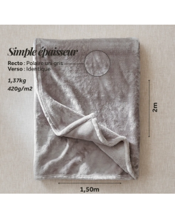 PLAID CLASSIQUE GRIS