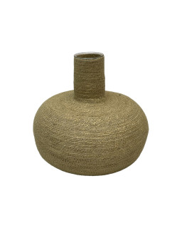 VASE ABACA NATURAL