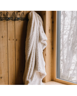 PLAID COCOONING OURS POLAIRE