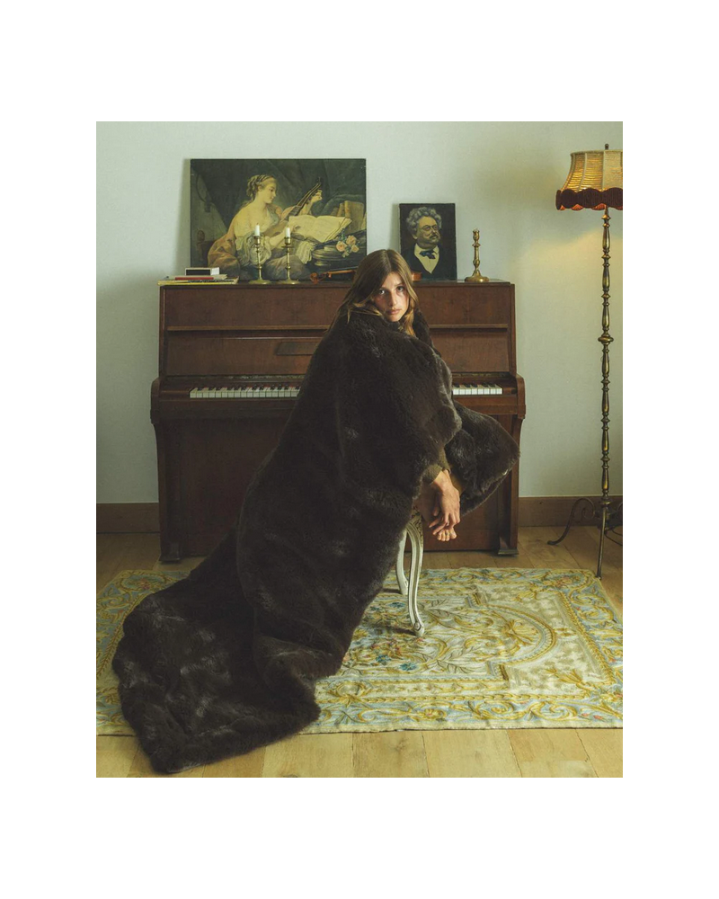 PLAID FAUSSE FOU. POLAR BEAR