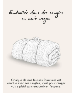 PLAID FAUSSE FOU. POLAR BEAR