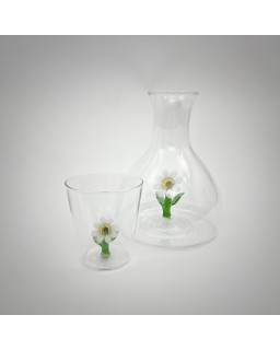 VERRE FIOLE MARGUERITE