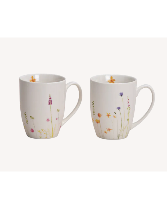 TASSE FLORAL BLC 300ML
