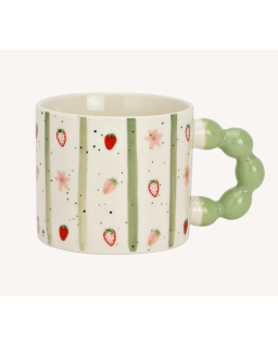 TASSE MOTIF FRAISE 340ML