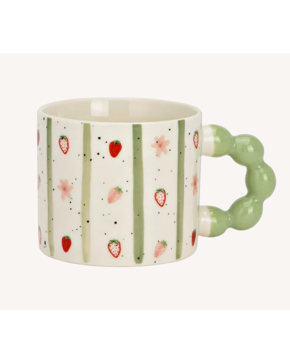 TASSE MOTIF FRAISE 340ML