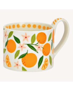 TASSE ORANGE PORCELAINE 400ML