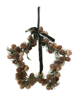 COURONNE ETOILE CONE 28CM