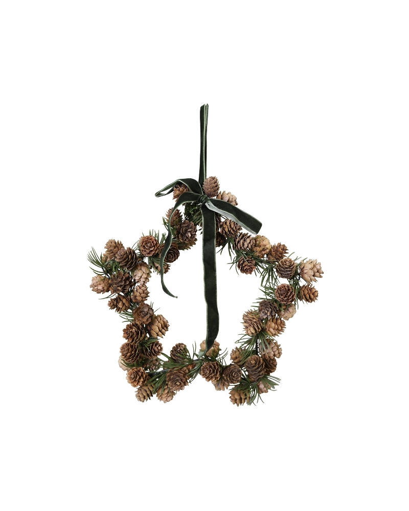 COURONNE ETOILE CONE 28CM