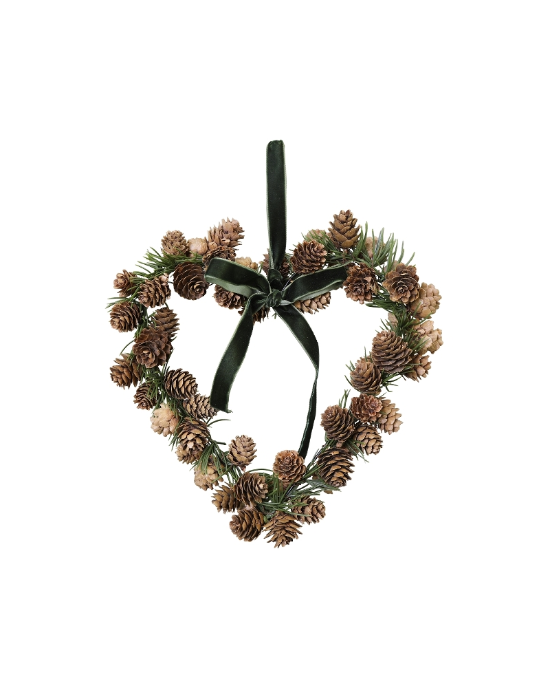 COURONNE COEUR CONE 28CM