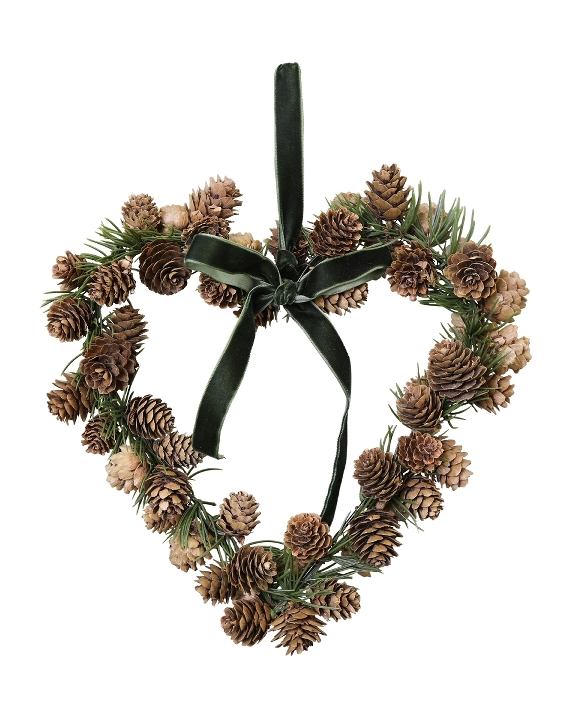 COURONNE COEUR CONE 28CM